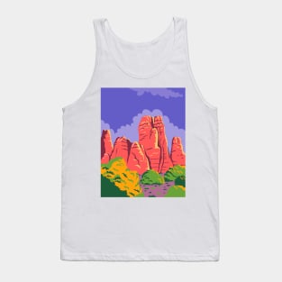 Canyonlands National Park in Moab Utah Utah United States WPA Poster Art Color Tank Top